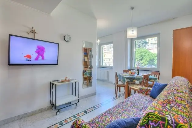 Family Apart Daire, 1 Çift Kişilik Yatak ve Çekyat (Palace 34 Few Meters From The Sea)