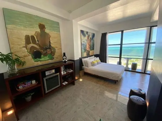 Tek Büyük Yataklı Oda, 1 Büyük (Queen) Boy Yatak, Balkon, Okyanus Manzaralı