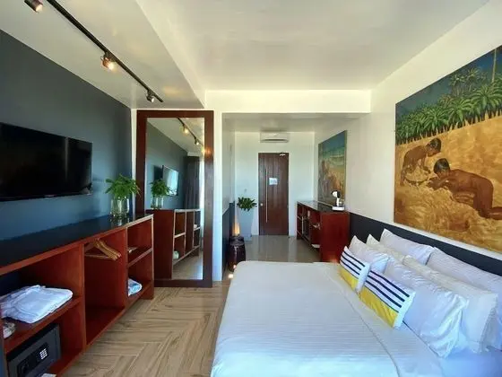 Tek Büyük Yataklı Oda, 1 Büyük (Queen) Boy Yatak, Balkon, Okyanus Manzaralı