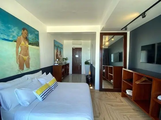 Tek Büyük Yataklı Oda, 1 Büyük (Queen) Boy Yatak, Balkon, Okyanus Manzaralı