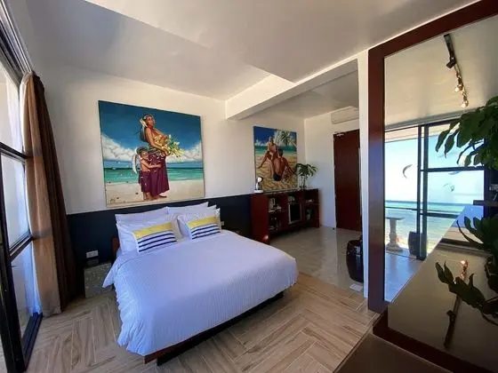 Tek Büyük Yataklı Oda, 1 Büyük (Queen) Boy Yatak, Balkon, Okyanus Manzaralı