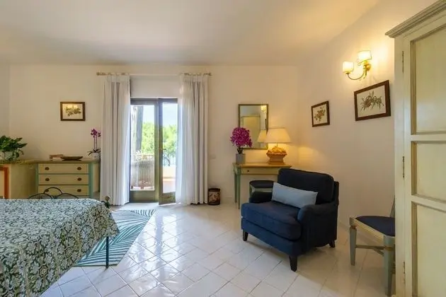 Garden Double room with sea view and terrace