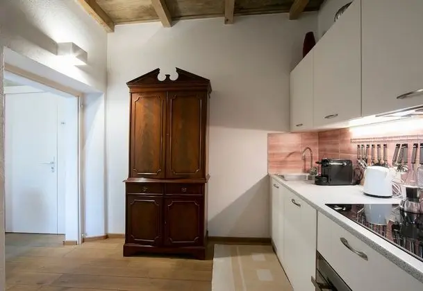 Family Apart Daire, 1 Çift Kişilik Yatak ve Çekyat, Bahçeli (Palazzo dei Ulivi - Glyzinie)