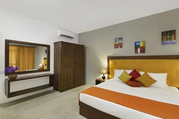 Deluxe Tek Büyük Yataklı Oda, 1 Çift Kişilik Yatak, Balkon, Bahçeli