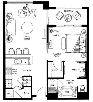 Daire, 1 En Büyük (King) Boy Yatak ve Çekyat, Balkon, Resort Manzaralı