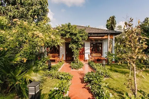 Deluxe Bungalov, 1 Yatak Odası, Havuz Manzaralı