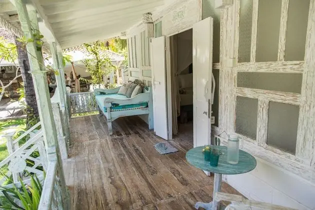 Bungalov, Havuz Manzaralı (Veranda)