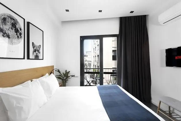 Premium Tek Büyük Yataklı Oda, Balkon, Şehir Manzaralı