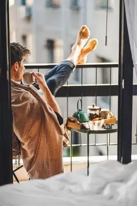 Premium Tek Büyük Yataklı Oda, Balkon, Şehir Manzaralı