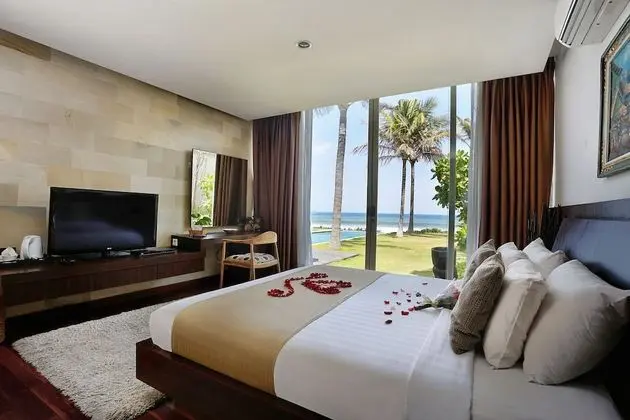 Deluxe Villa, 3 Yatak Odası, Plaj Manzaralı, Denize Sıfır