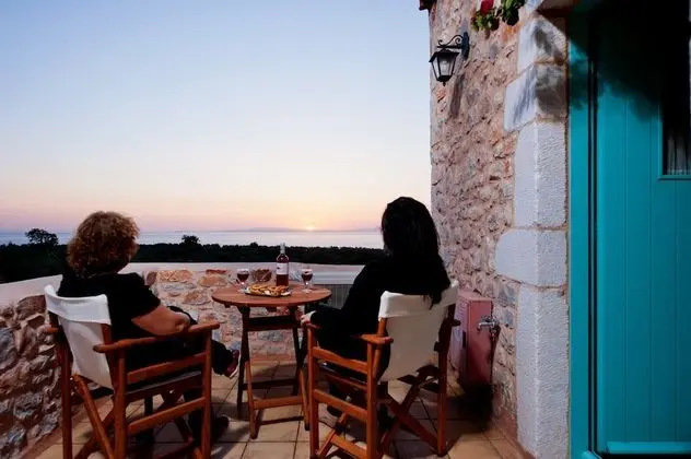 Stüdyo, Balkon, Deniz Manzaralı (Fireplace)