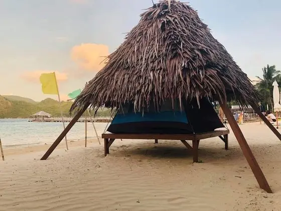 Romantic Çadır, 1 Yatak Odası, Plaj Manzaralı, Denize Sıfır (Camping Tent)