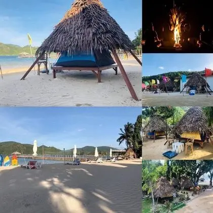 Romantic Çadır, 1 Yatak Odası, Plaj Manzaralı, Denize Sıfır (Camping Tent)