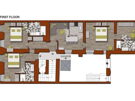 Apart Daire, 3 Yatak Odası