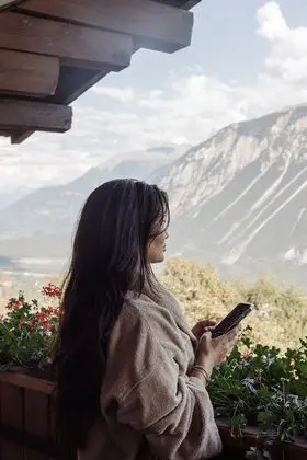 Panoramic Tek Büyük Yataklı Oda, 1 En Büyük (King) Boy Yatak, Balkon, Dağ Manzaralı