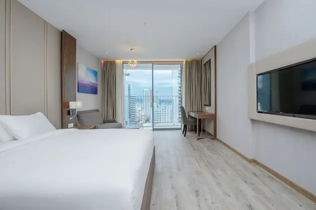 Premium Tek Büyük Yataklı Oda, 1 En Büyük (King) Boy Yatak, Kısmi Deniz Manzaralı