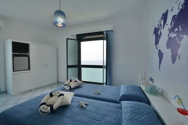Panoramic Dört Kişilik Oda, Birden Çok Yatak, Deniz Manzaralı