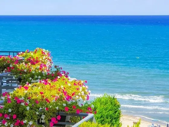 Panoramic Suite with Outdoor Jetted Tub - Front Sea View