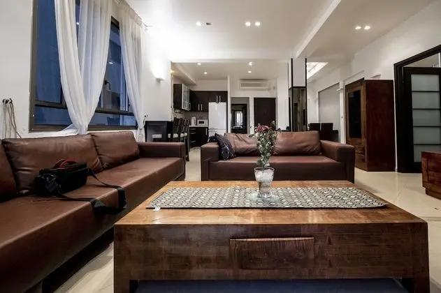 Deluxe Apart Daire, 2 Yatak Odası, Plaj Manzaralı, Denize Bakan