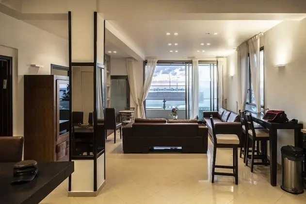 Deluxe Apart Daire, 2 Yatak Odası, Plaj Manzaralı, Denize Bakan