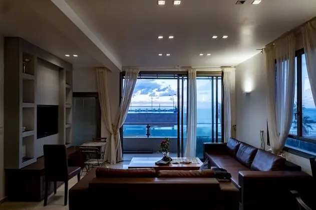 Deluxe Apart Daire, 2 Yatak Odası, Plaj Manzaralı, Denize Bakan
