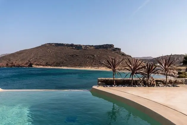 Premium Suite with Private Heated Pool Indoor Hot Tub and Sea View