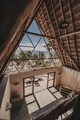 Design Çatı Katı (Loft), 1 En Büyük (King) Boy Yatak, Kişiye Özel Havuzlu, Okyanus Manzaralı
