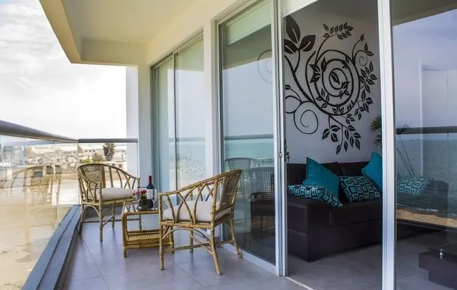 Panoramic Apart Daire, 3 Yatak Odası, Okyanus Manzaralı, Okyanusa Sıfır