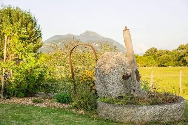 Design Tek Büyük Yataklı Oda, 1 Yatak Odası, Teras, Bahçe Manzaralı (Rose)