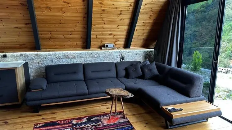 3+1 Bungalov, Deniz ve Doğa Manzaralı, Şömineli ve Jakuzili