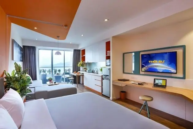 Panoramic Stüdyo, 1 Yatak Odası, Balkon, Deniz Manzaralı