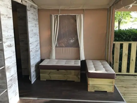 Deluxe Çadır, 2 Yatak Odası, Özel Banyo, Denize Sıfır