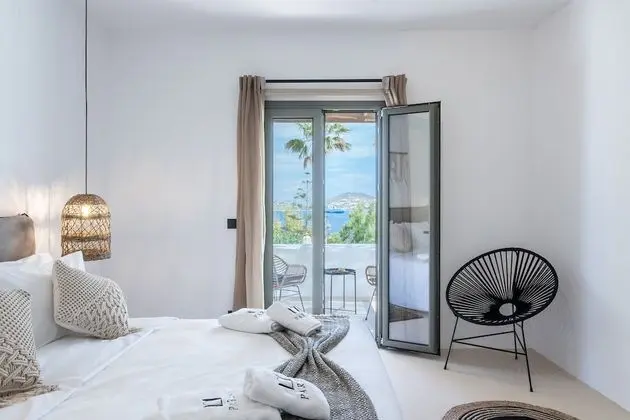 Deluxe Tek Büyük Yataklı Oda, Balkon, Deniz Manzaralı