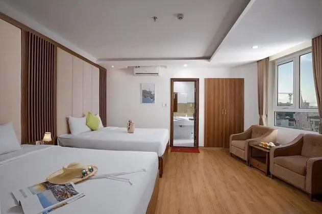 Deluxe Dört Kişilik Oda, 2 Büyük (Queen) Boy Yatak, Şehir Manzaralı