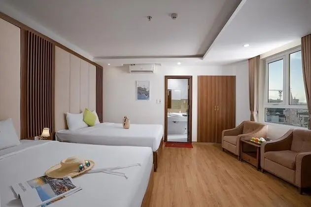 Deluxe Dört Kişilik Oda, 2 Büyük (Queen) Boy Yatak, Şehir Manzaralı