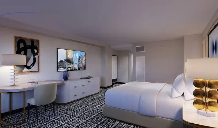 Versailles Pool View Room 2 Queens Check - In At Horseshoe Front Desk