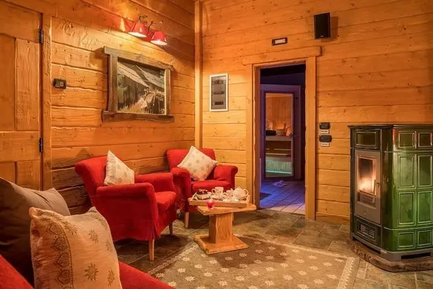 Romantic Dağ Evi, Sauna, Şehir Manzaralı (Gold)