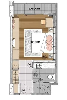 Deluxe Tek Büyük Yataklı Oda