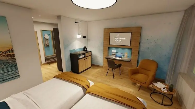 Premium Tek Büyük Yataklı Oda, Park Manzaralı