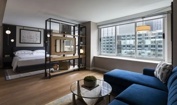 Stüdyo Süit, 1 En Büyük (King) Boy Yatak (High Floor, Lounge)
