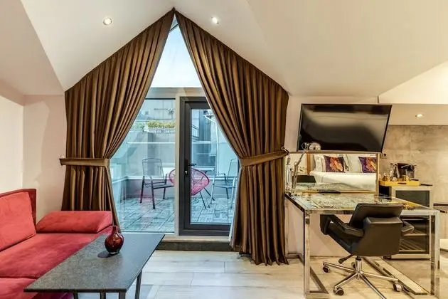 Luxury Stüdyo Süit, 1 Yatak Odası, Teras, Deniz Manzaralı