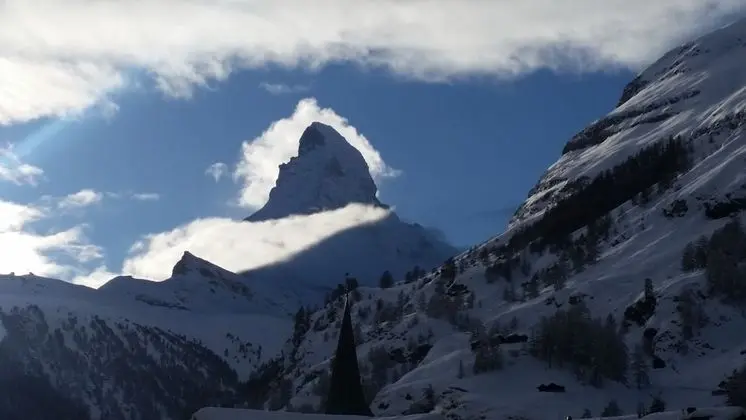 Tek Büyük Yataklı Oda, Dağ Manzaralı (Grand Lit Matterhorn)
