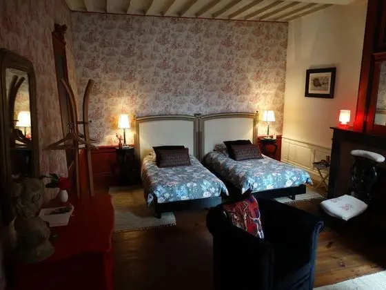 Deluxe Tek Büyük veya İki Ayrı Yataklı Oda, Zemin Kat (Chambre de Mme Doullys)