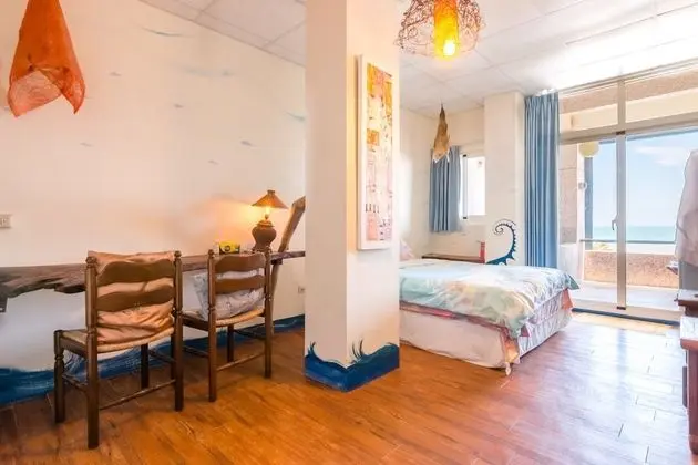 Tek Büyük Yataklı Oda, Balkon, Okyanus Manzaralı