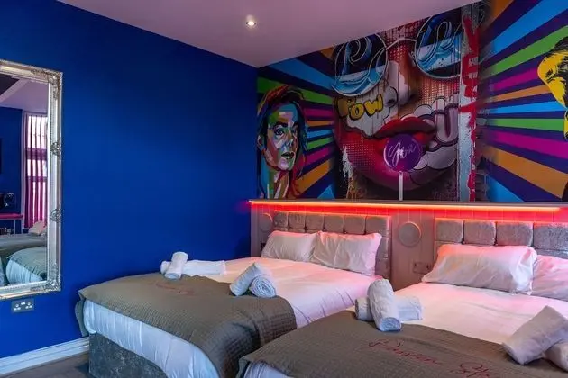 Deluxe Apart Daire, Banyolu/Duşlu, Şehir Manzaralı (80's Cocktail Room)