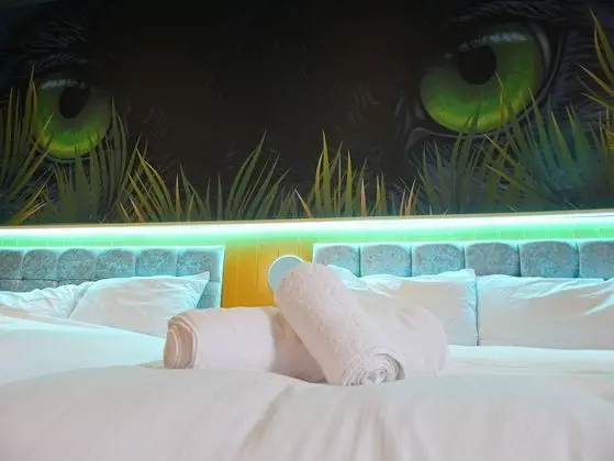 Deluxe Apart Daire, Banyolu/Duşlu, Şehir Manzaralı (Jungle Room)