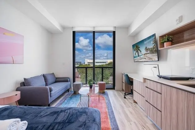 Stüdyo, 1 Çift Kişilik Yatak, Balkon