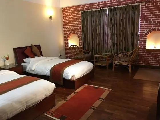 Deluxe Tek Büyük veya İki Ayrı Yataklı Oda, Bahçe Manzaralı