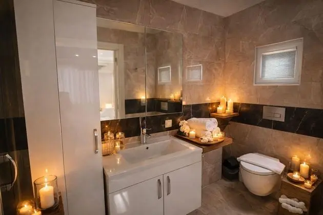 Apartment, Deniz ve Dağ Manzaralı, Jakuzili
