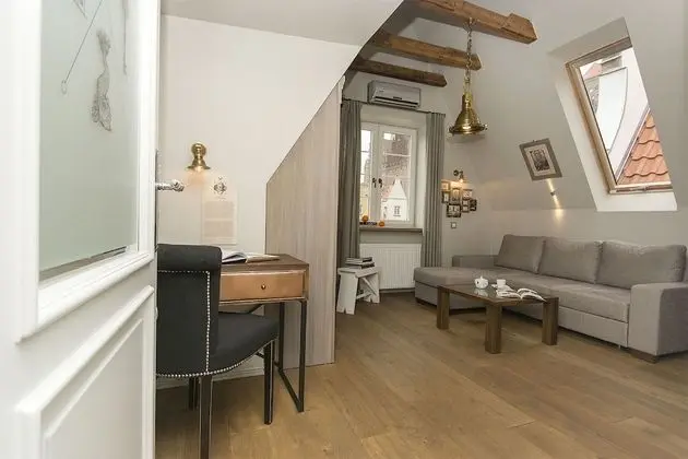 Design Süit, 2 Yatak Odası, Veranda, Şehir Manzaralı (Heweliusz)